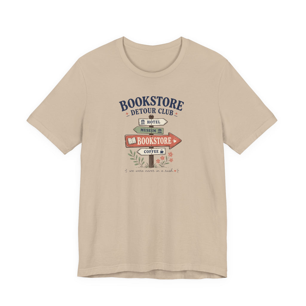 "Bookstore Detour Club" Signage T-Shirt