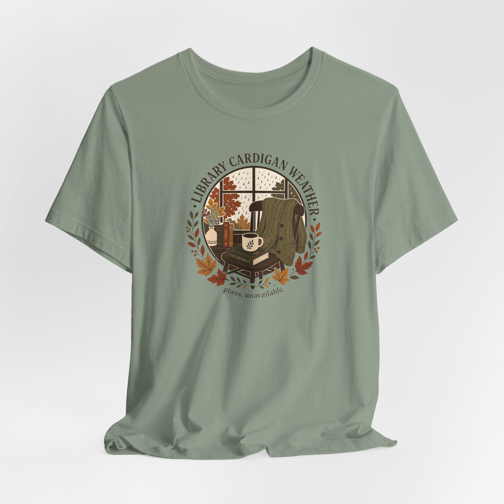 "Library Cardigan" T-Shirt