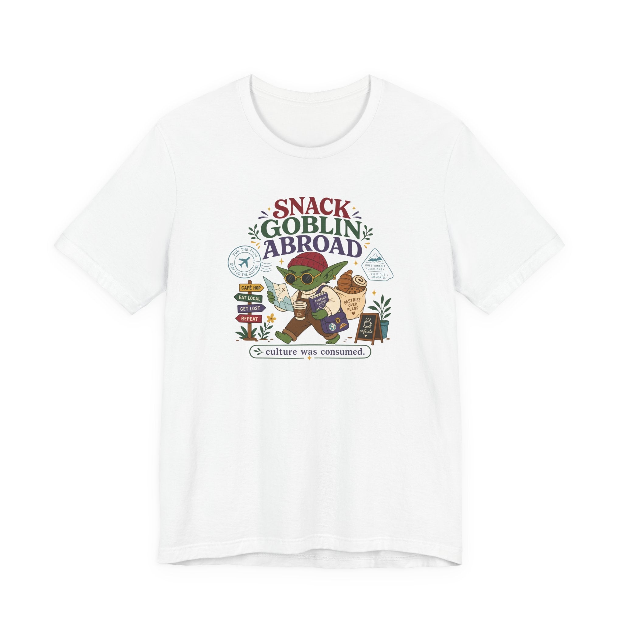 "Snack Goblin Abroad" T-Shirt