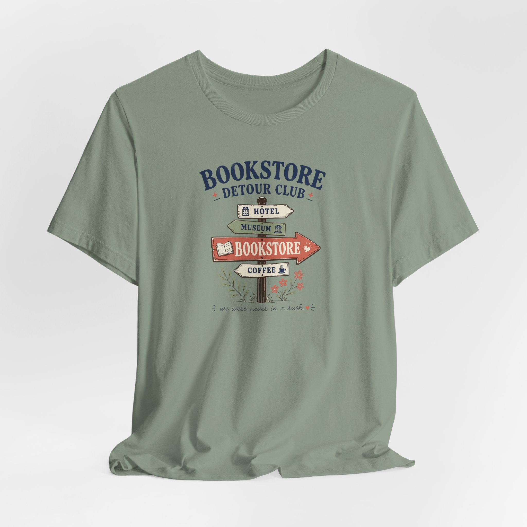 "Bookstore Detour Club" Signage T-Shirt