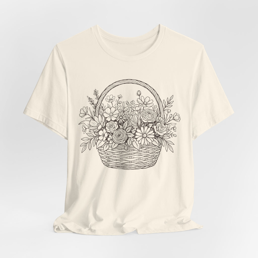 Basket Of Flowers T-Shirt