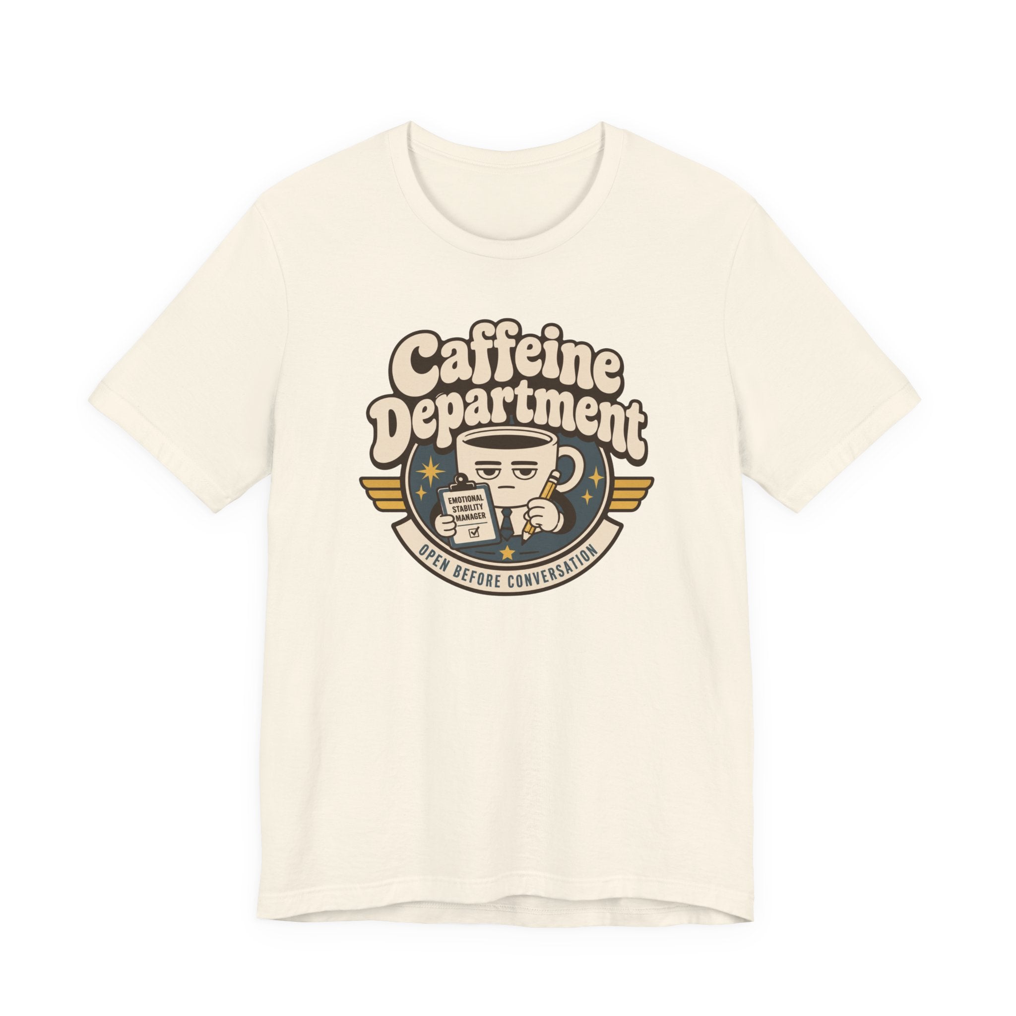 "Caffeine Department" Cup T-Shirt