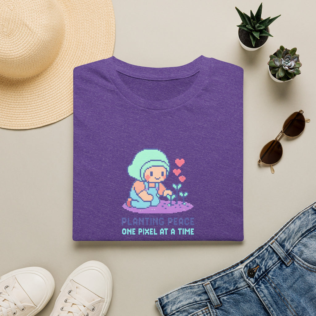 Planting Peace Pixel Art T-Shirt