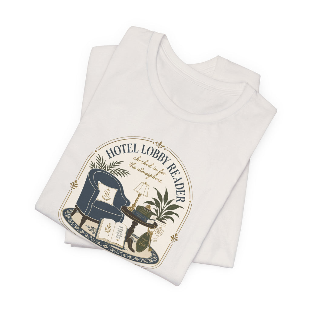 "Hotel Lobby Reader" T-Shirt