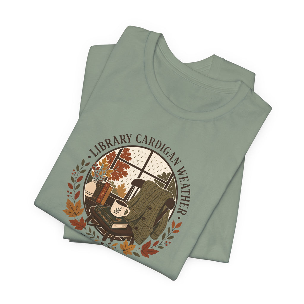 "Library Cardigan" T-Shirt