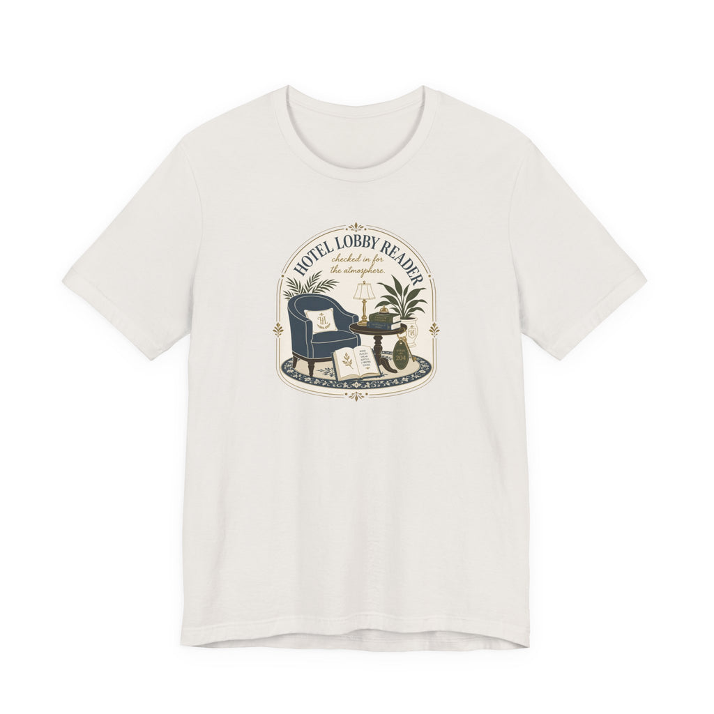 "Hotel Lobby Reader" T-Shirt