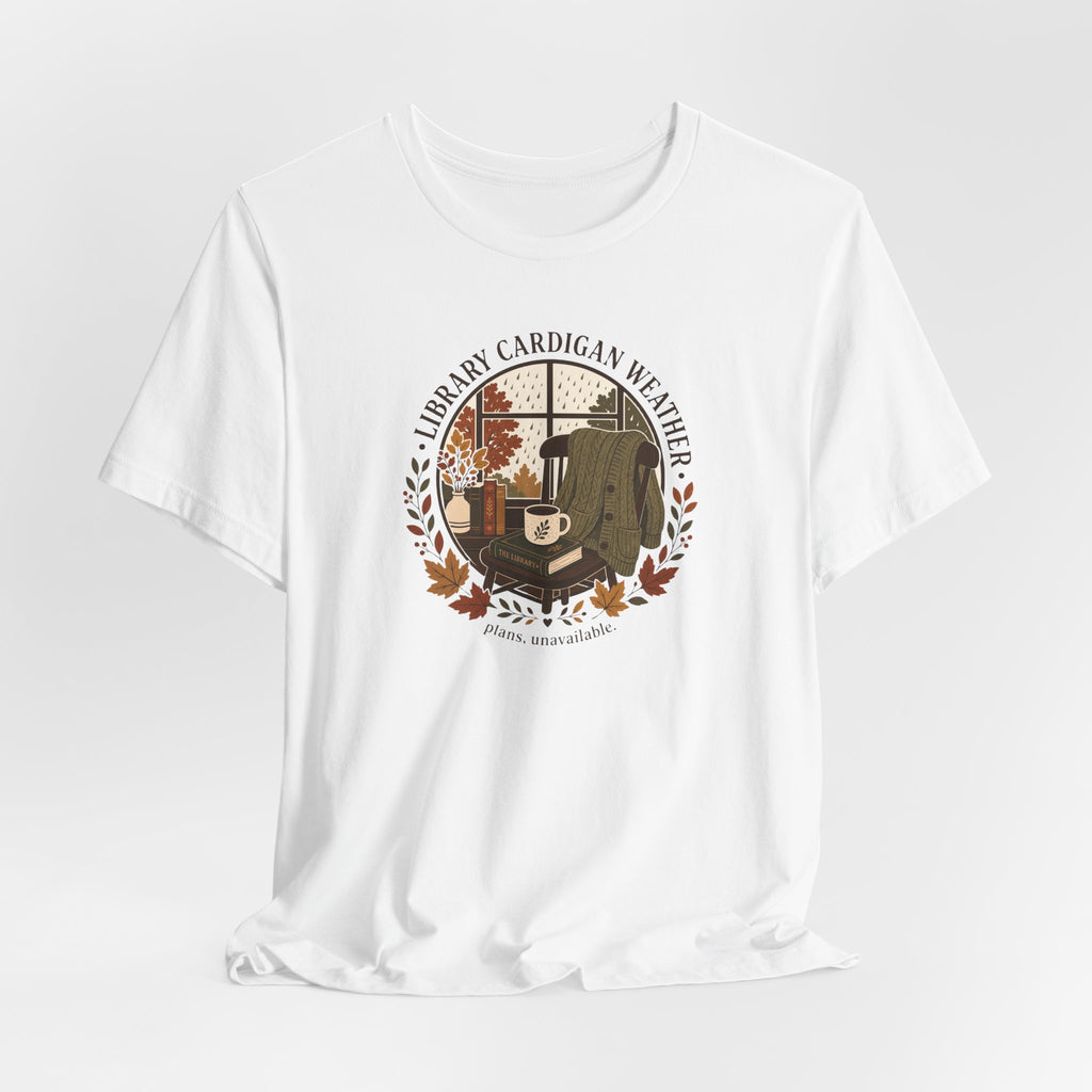 "Library Cardigan" T-Shirt