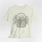 Basket Of Flowers T-Shirt