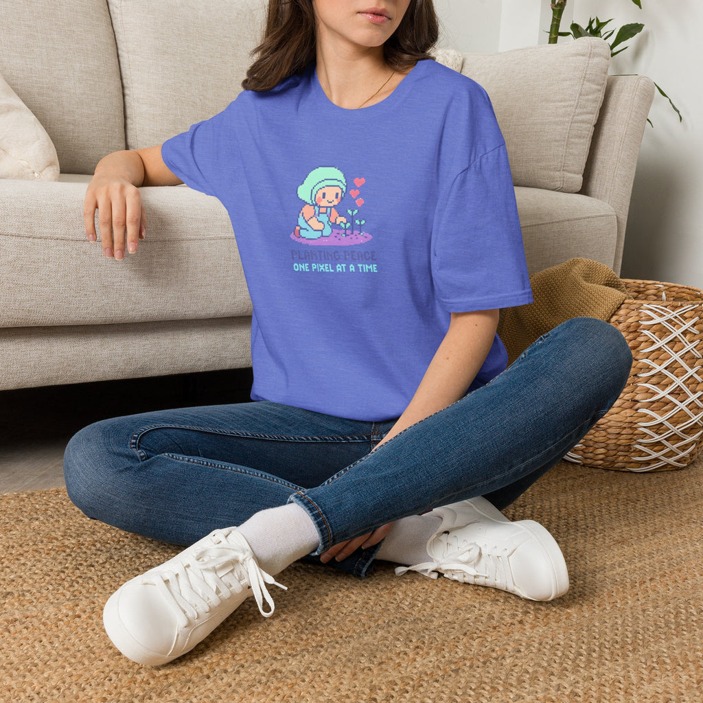 Planting Peace Pixel Art T-Shirt