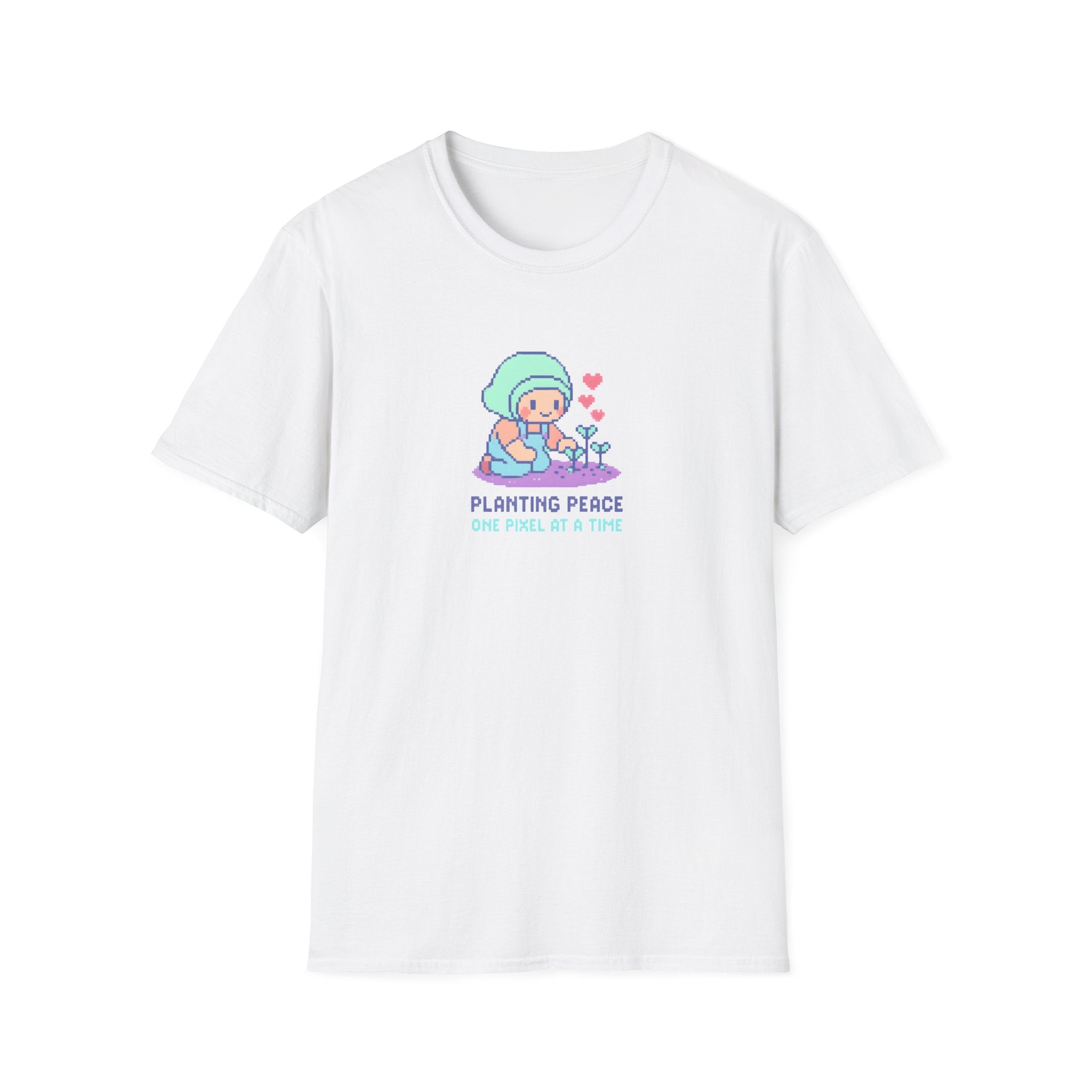 Planting Peace Pixel Art T-Shirt
