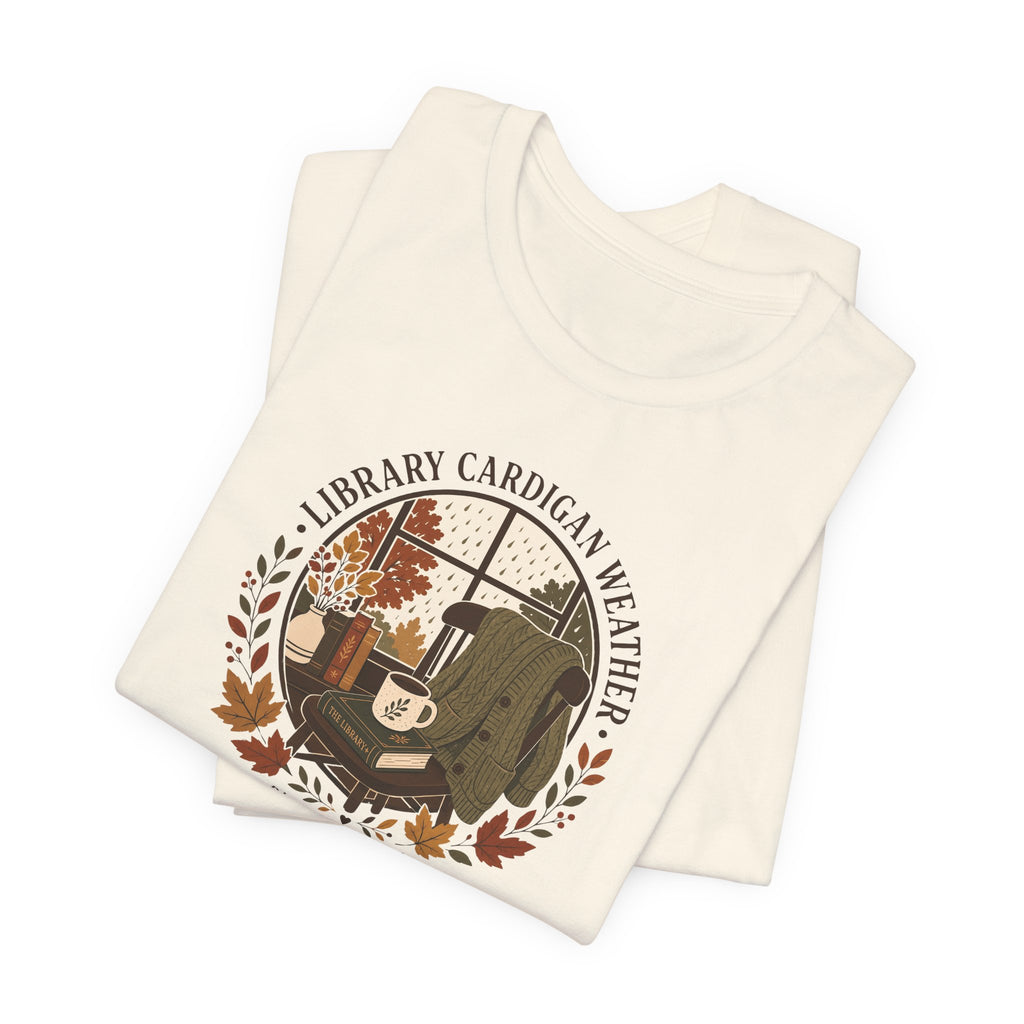 "Library Cardigan" T-Shirt