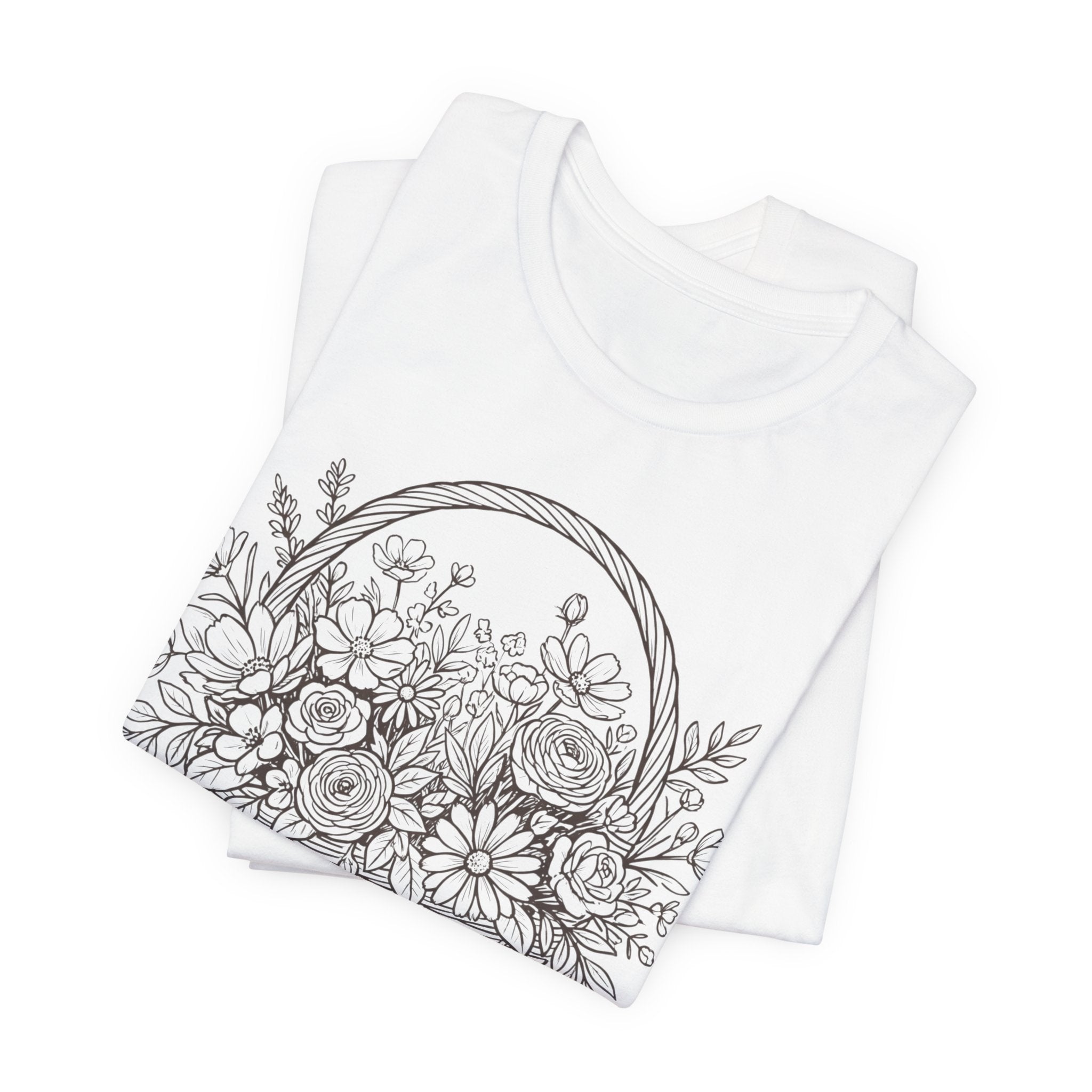 Basket Of Flowers T-Shirt