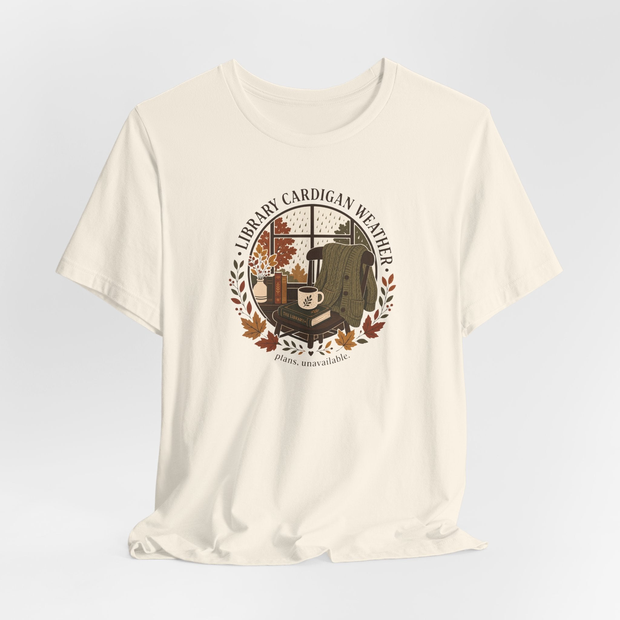 "Library Cardigan" T-Shirt