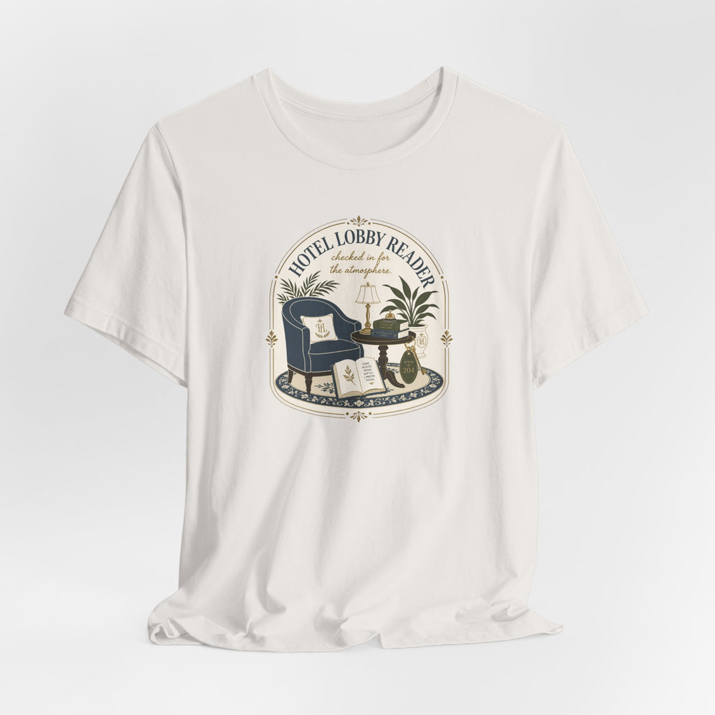 "Hotel Lobby Reader" T-Shirt