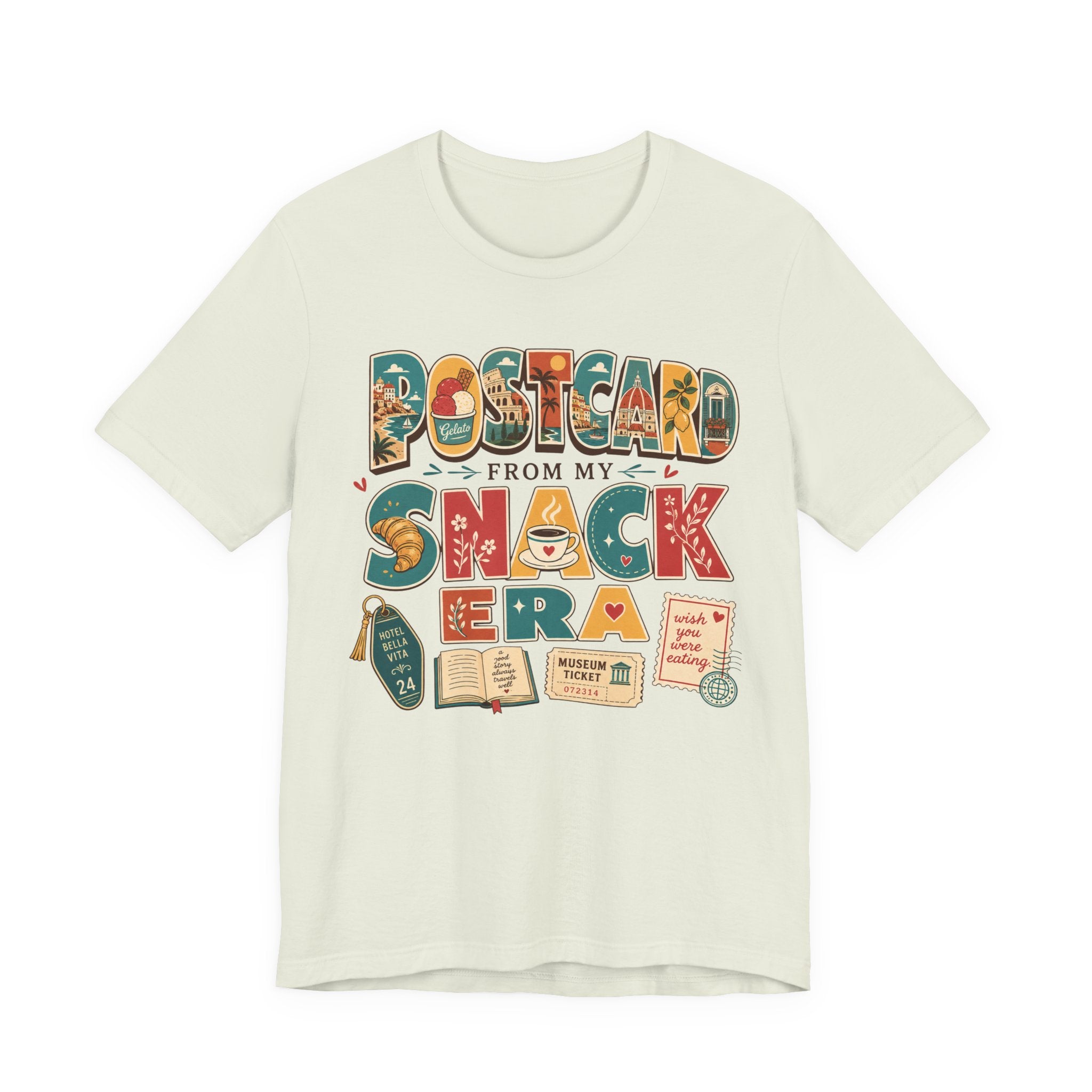 "Postcard Snack Era" T-Shirt