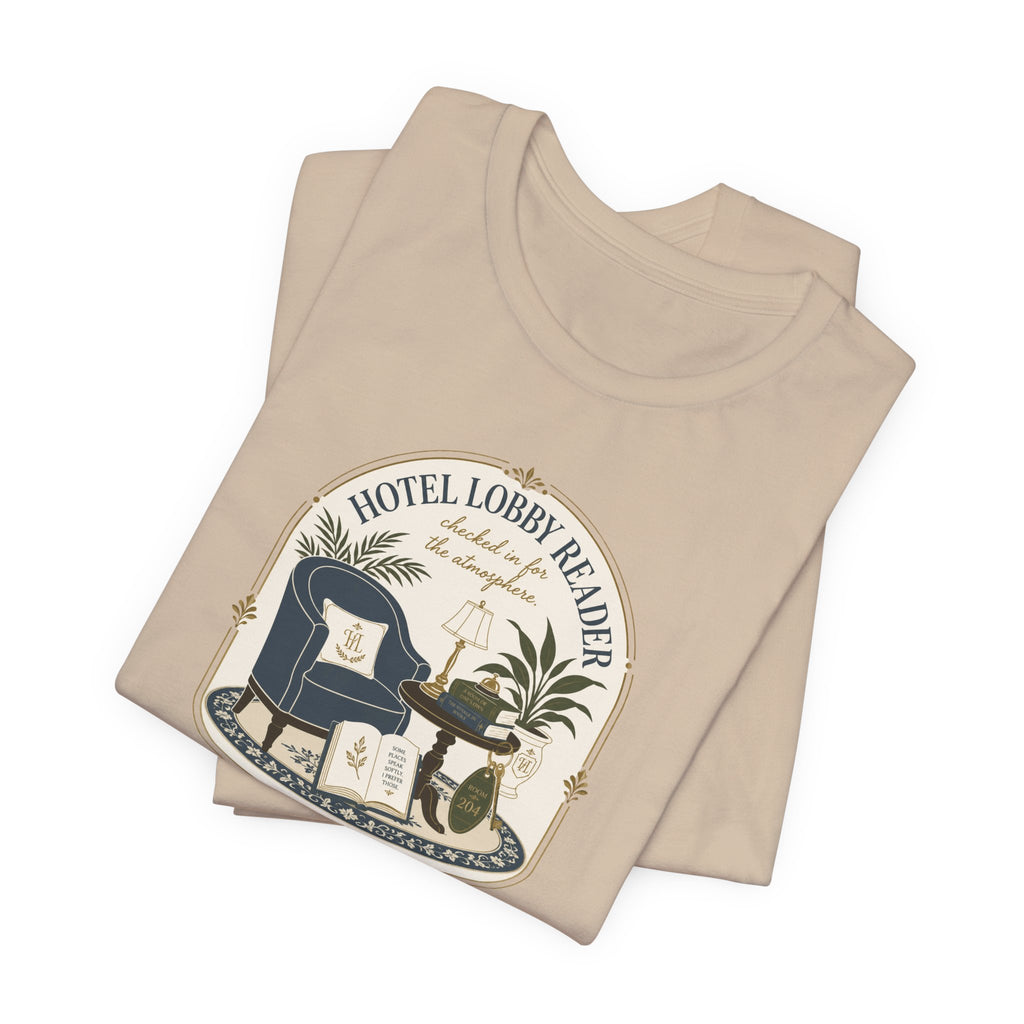 "Hotel Lobby Reader" T-Shirt
