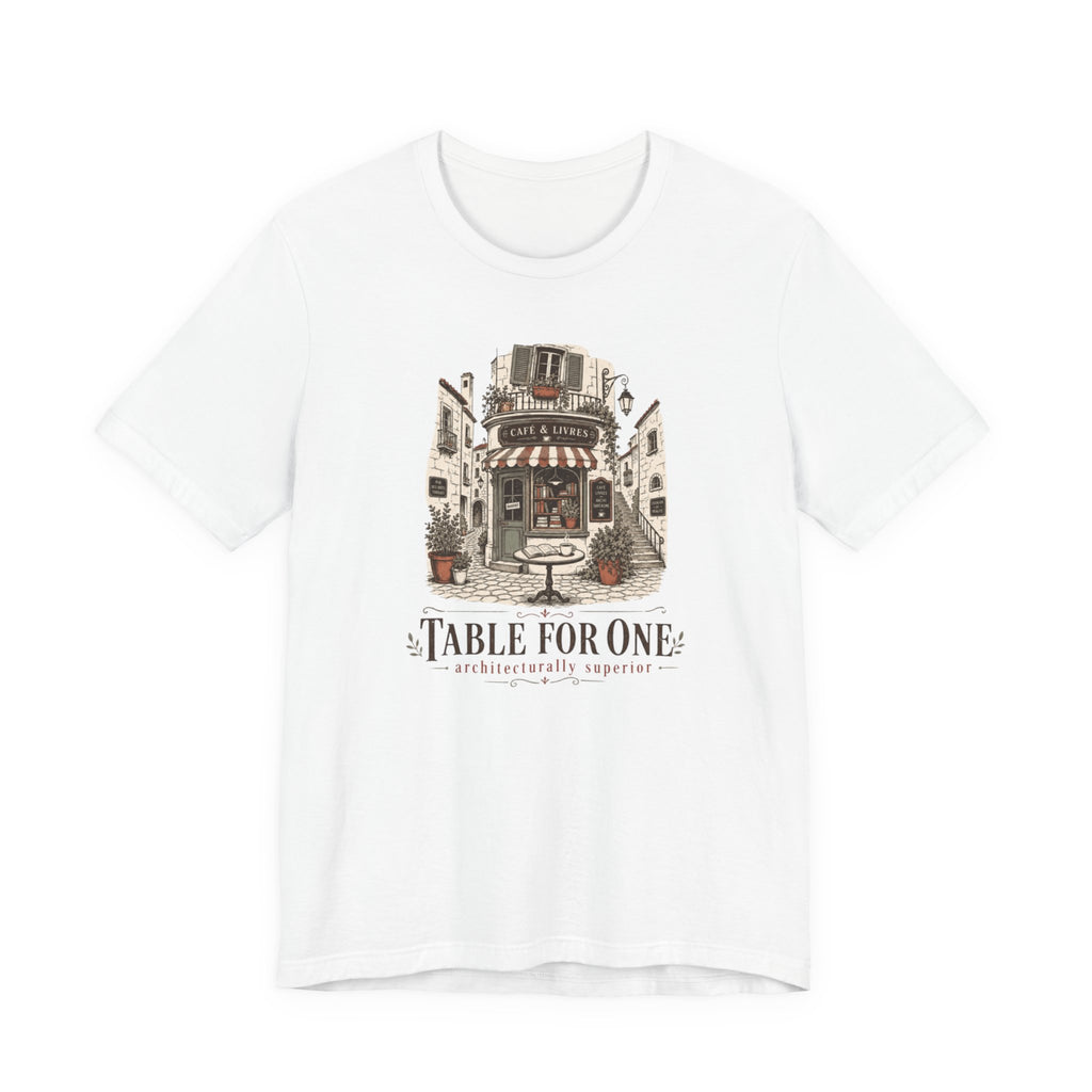 "Table For One" Café T-Shirt