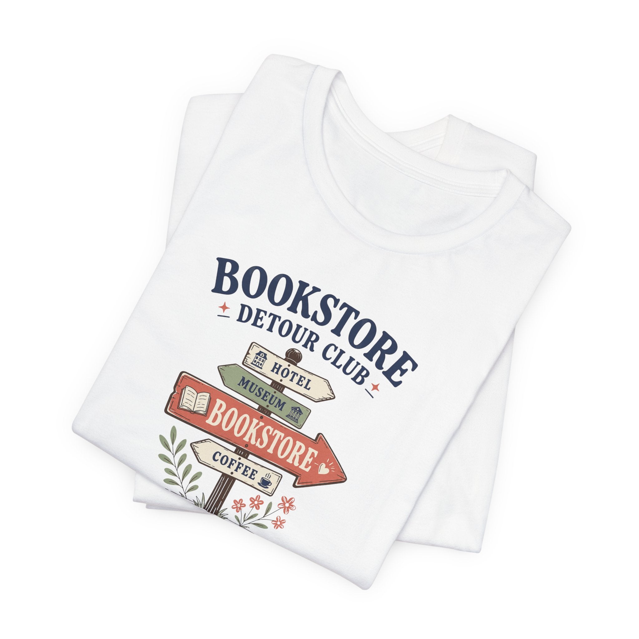 "Bookstore Detour Club" Signage T-Shirt