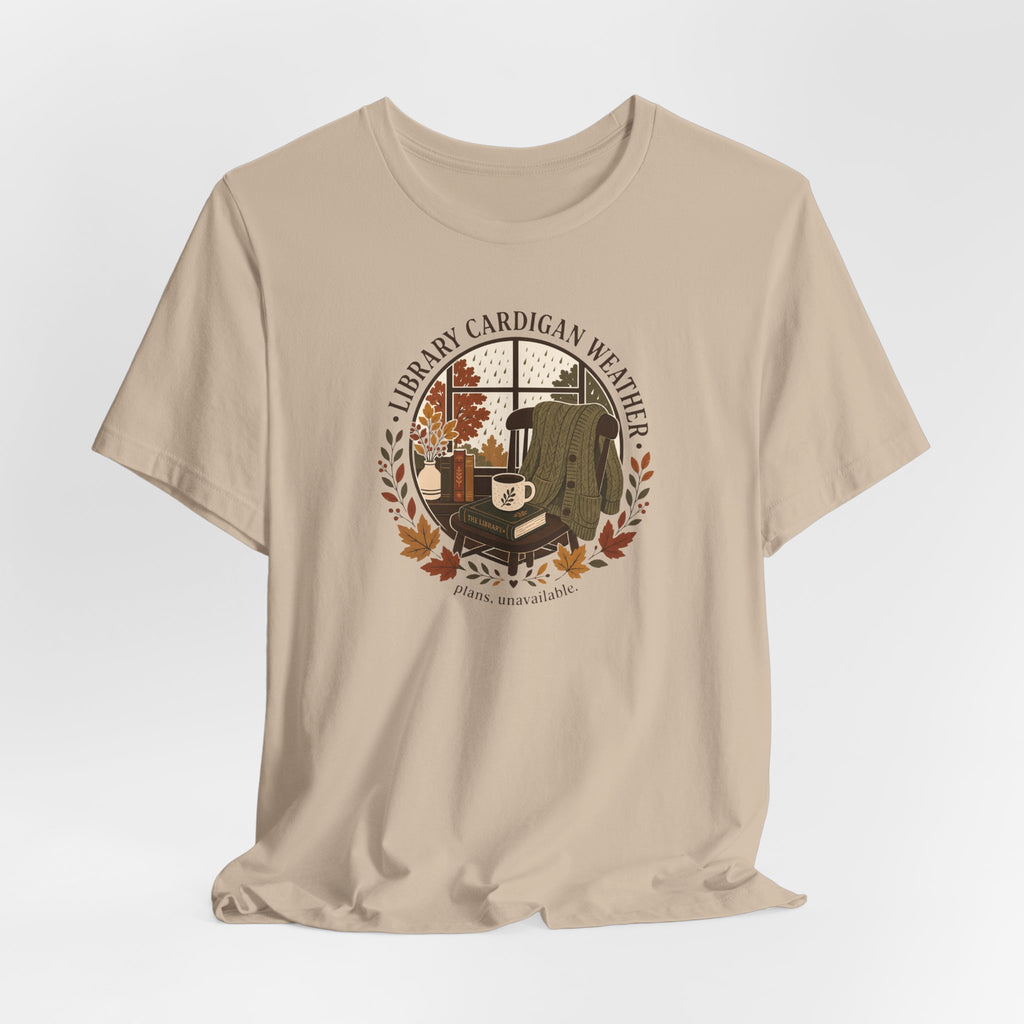 "Library Cardigan" T-Shirt