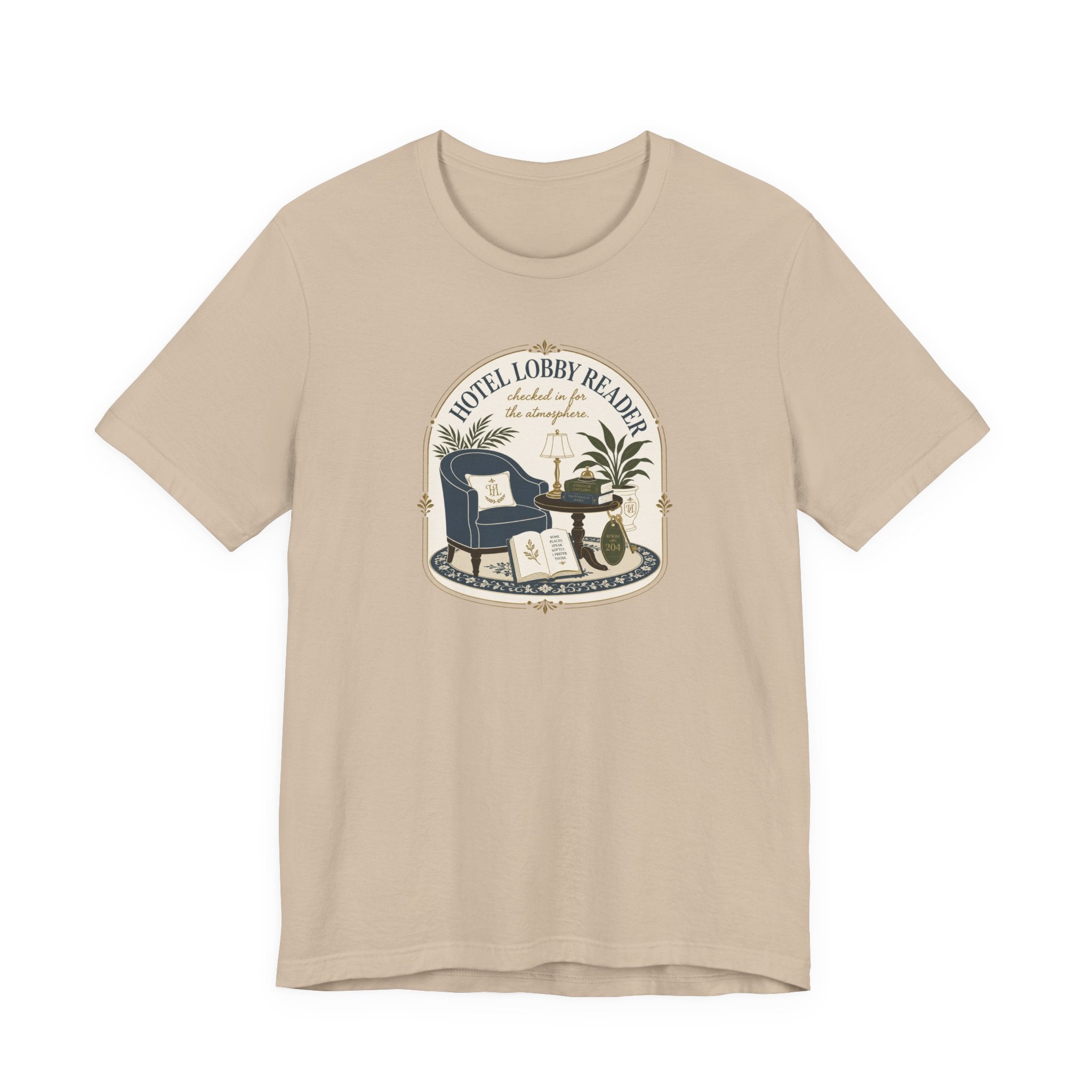 "Hotel Lobby Reader" T-Shirt