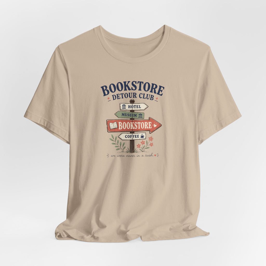 "Bookstore Detour Club" Signage T-Shirt