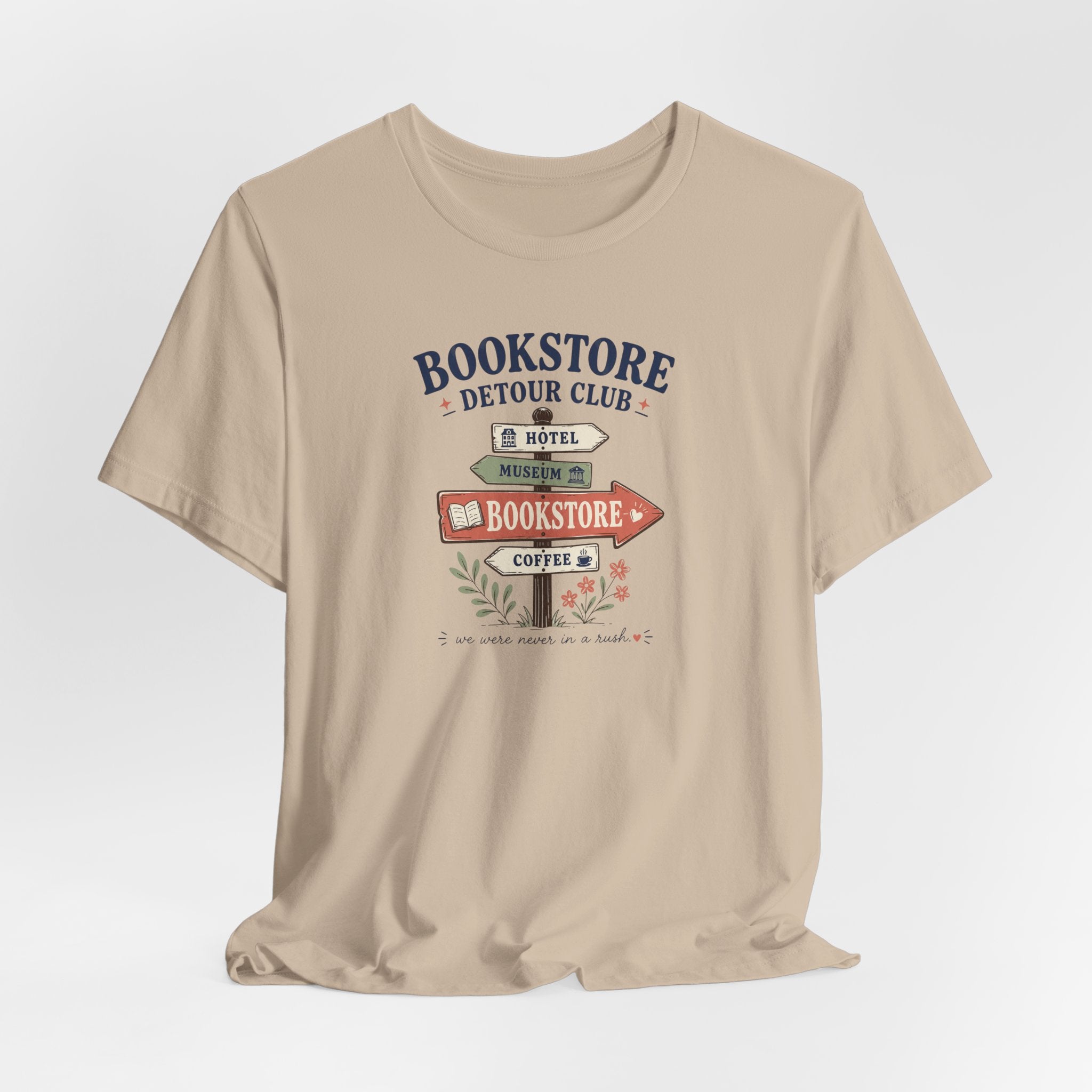 "Bookstore Detour Club" Signage T-Shirt
