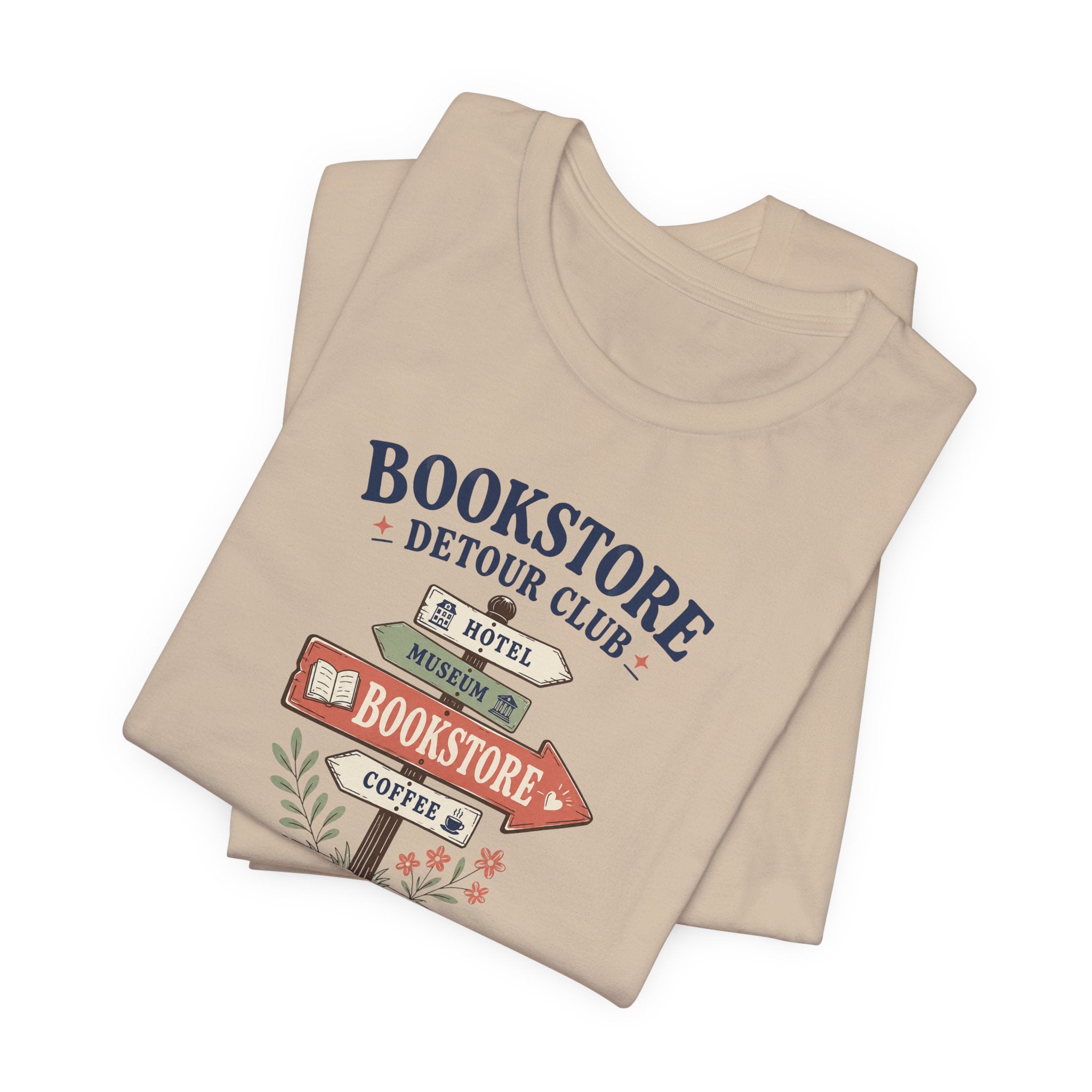 "Bookstore Detour Club" Signage T-Shirt
