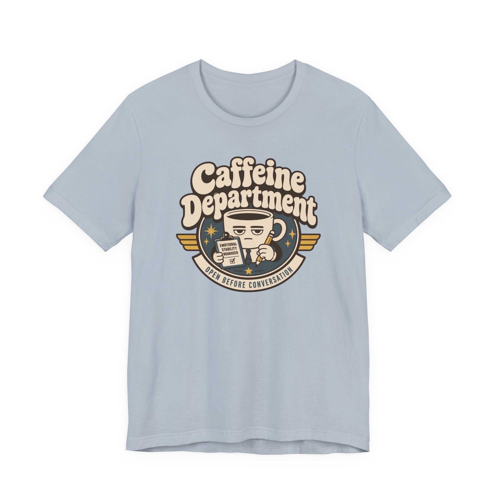 "Caffeine Department" Cup T-Shirt