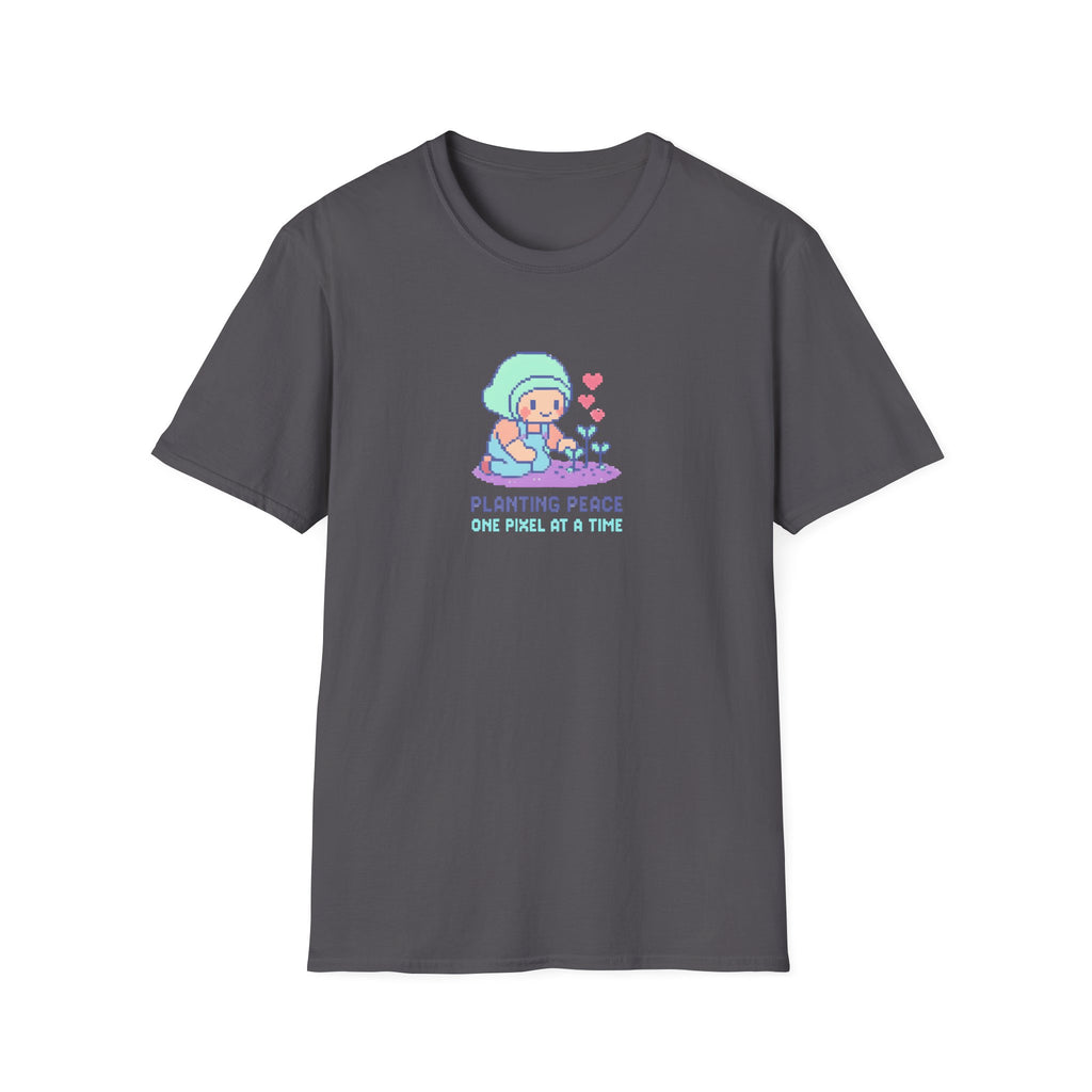 Planting Peace Pixel Art T-Shirt