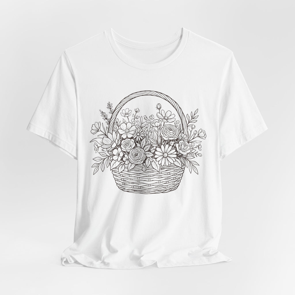 Basket Of Flowers T-Shirt