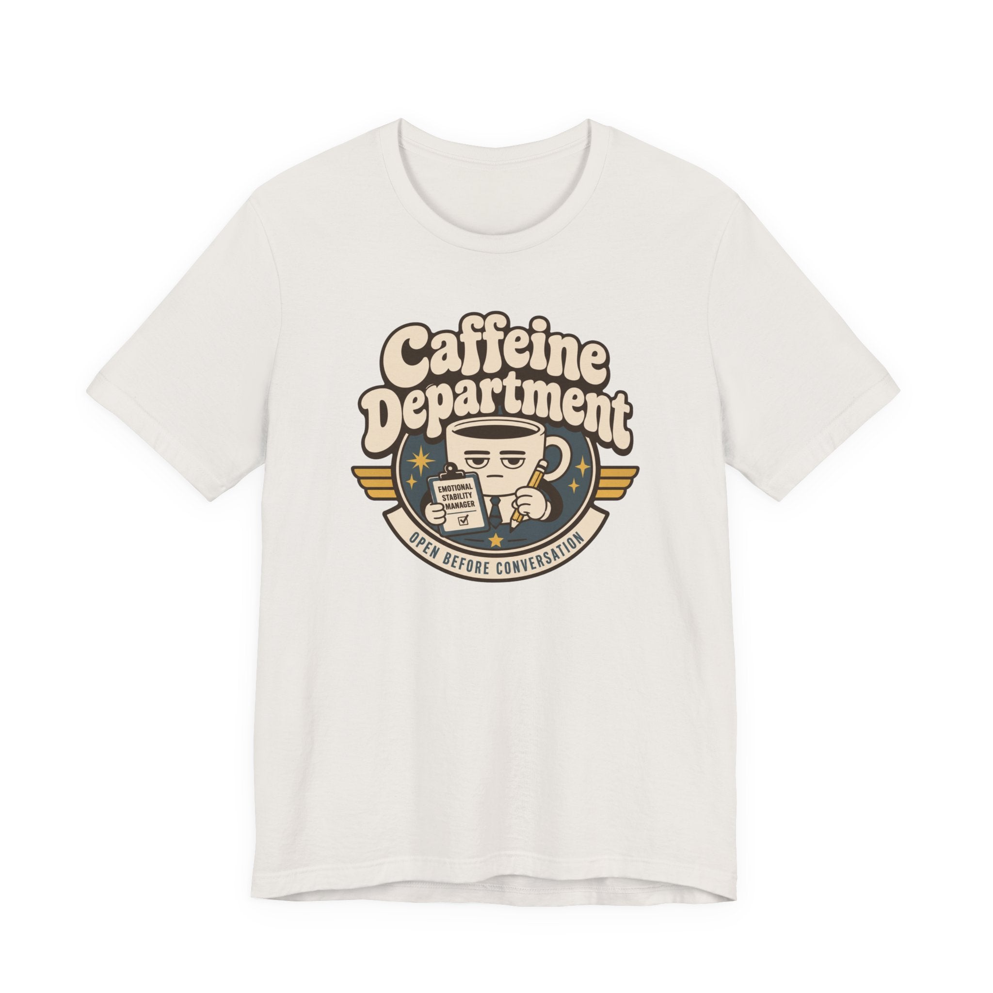 "Caffeine Department" Cup T-Shirt