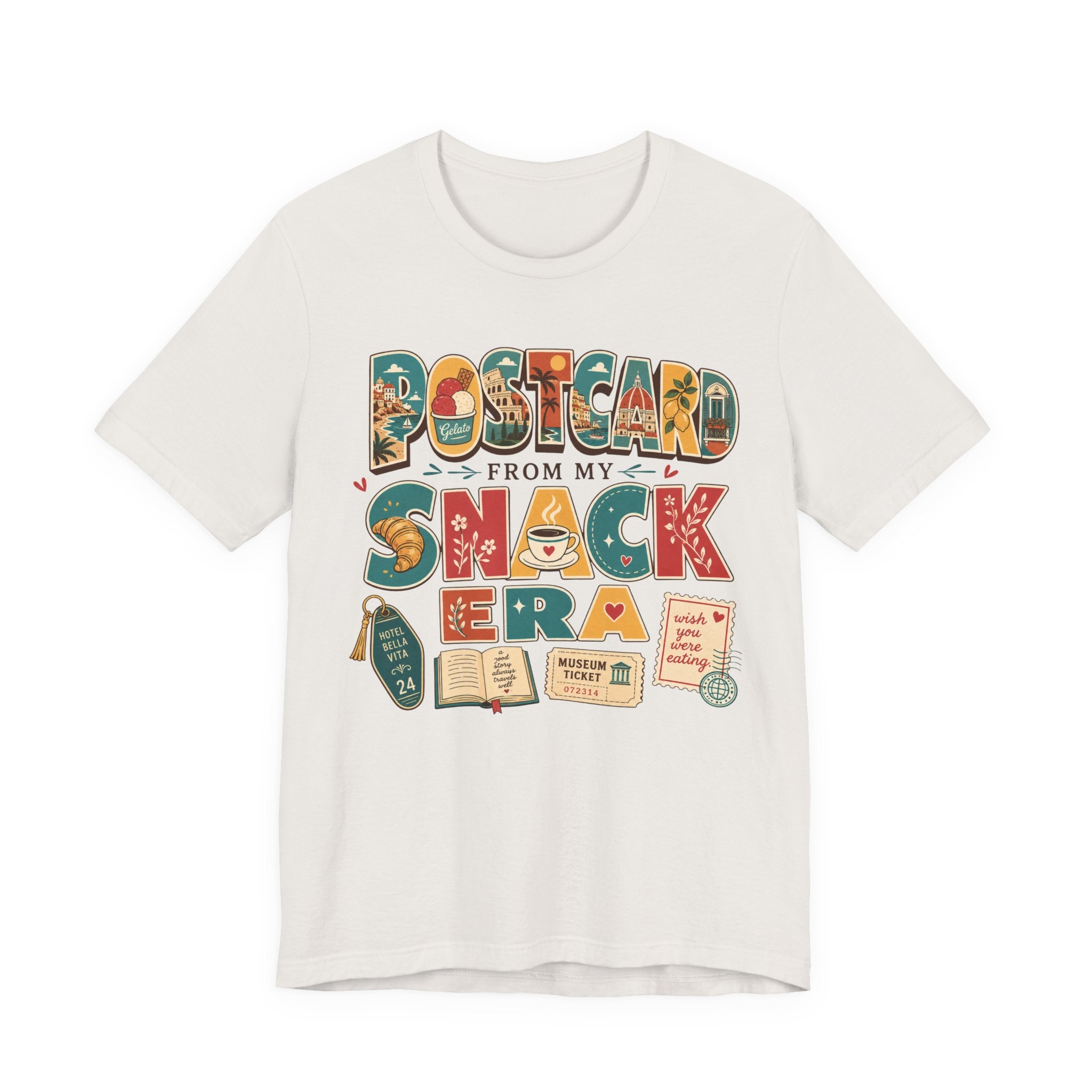"Postcard Snack Era" T-Shirt