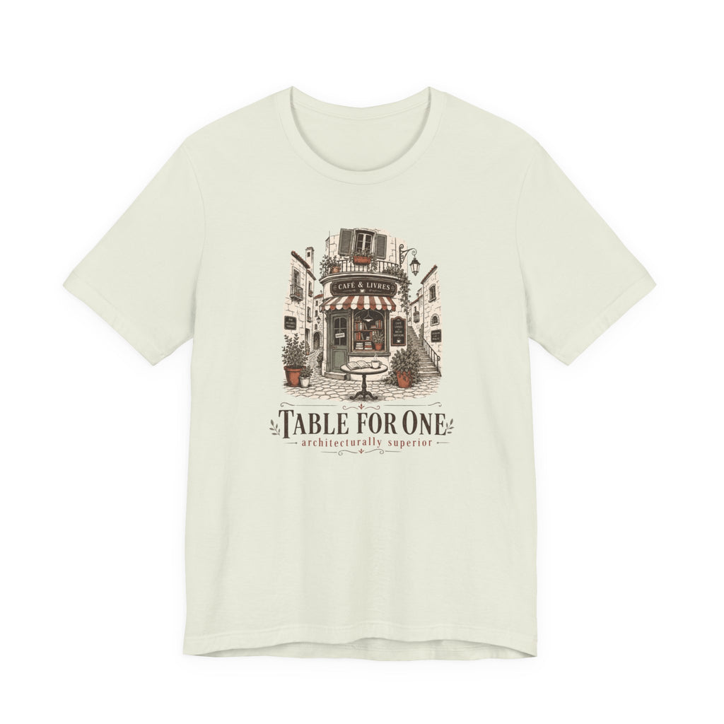 "Table For One" Café T-Shirt