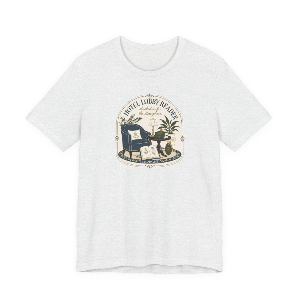 "Hotel Lobby Reader" T-Shirt
