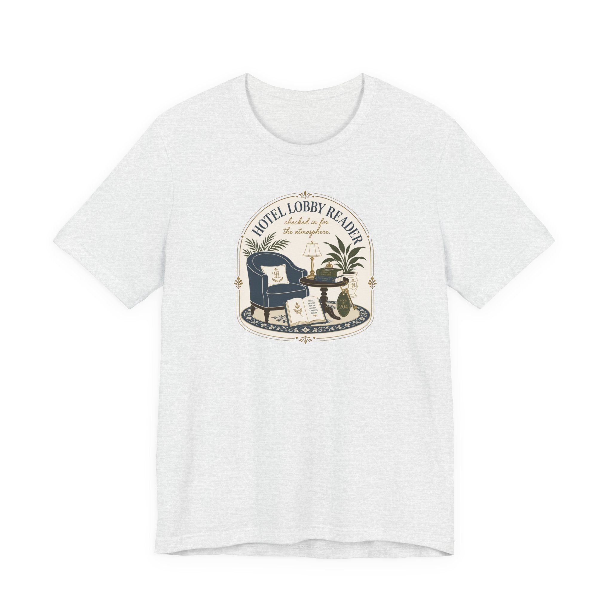 "Hotel Lobby Reader" T-Shirt