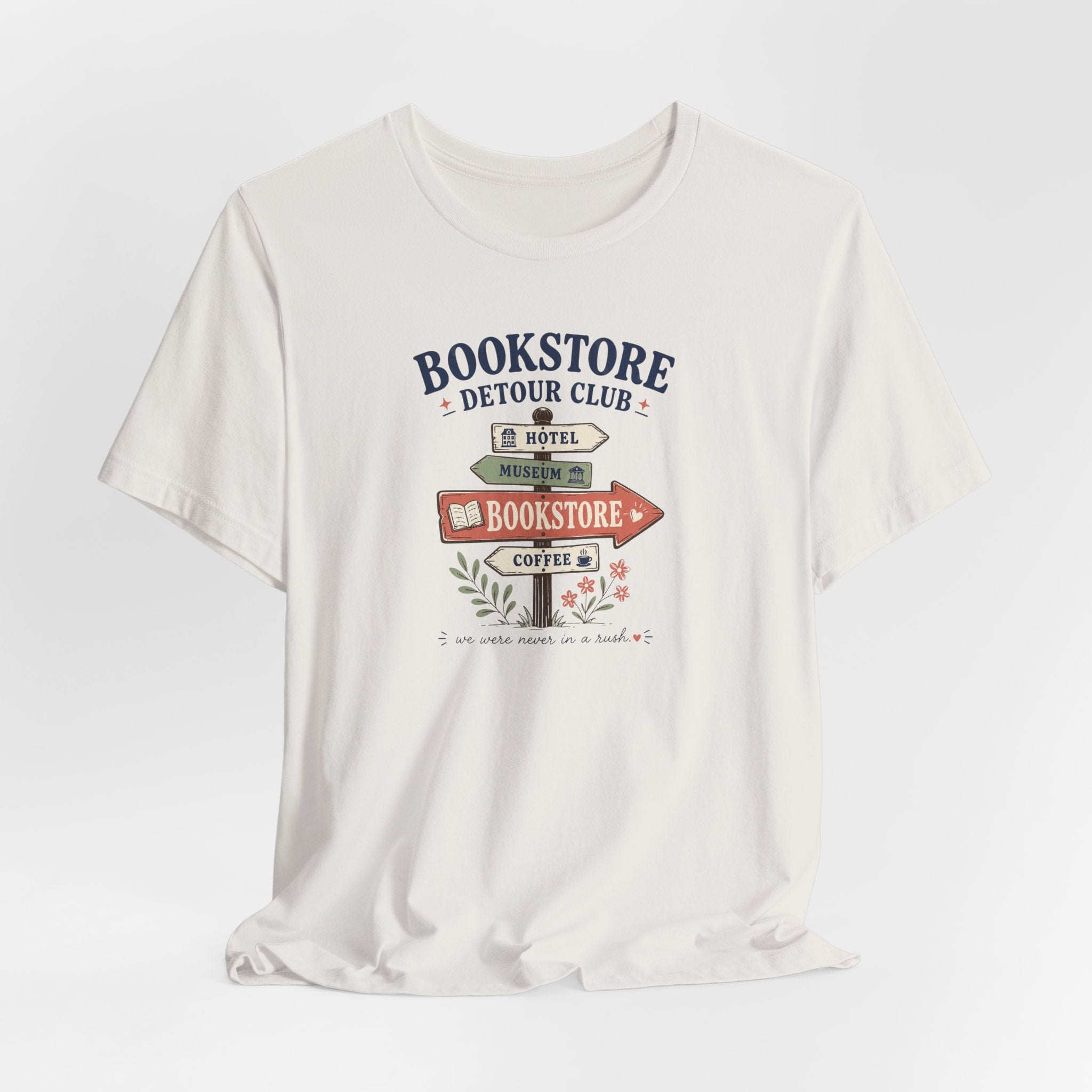 "Bookstore Detour Club" Signage T-Shirt