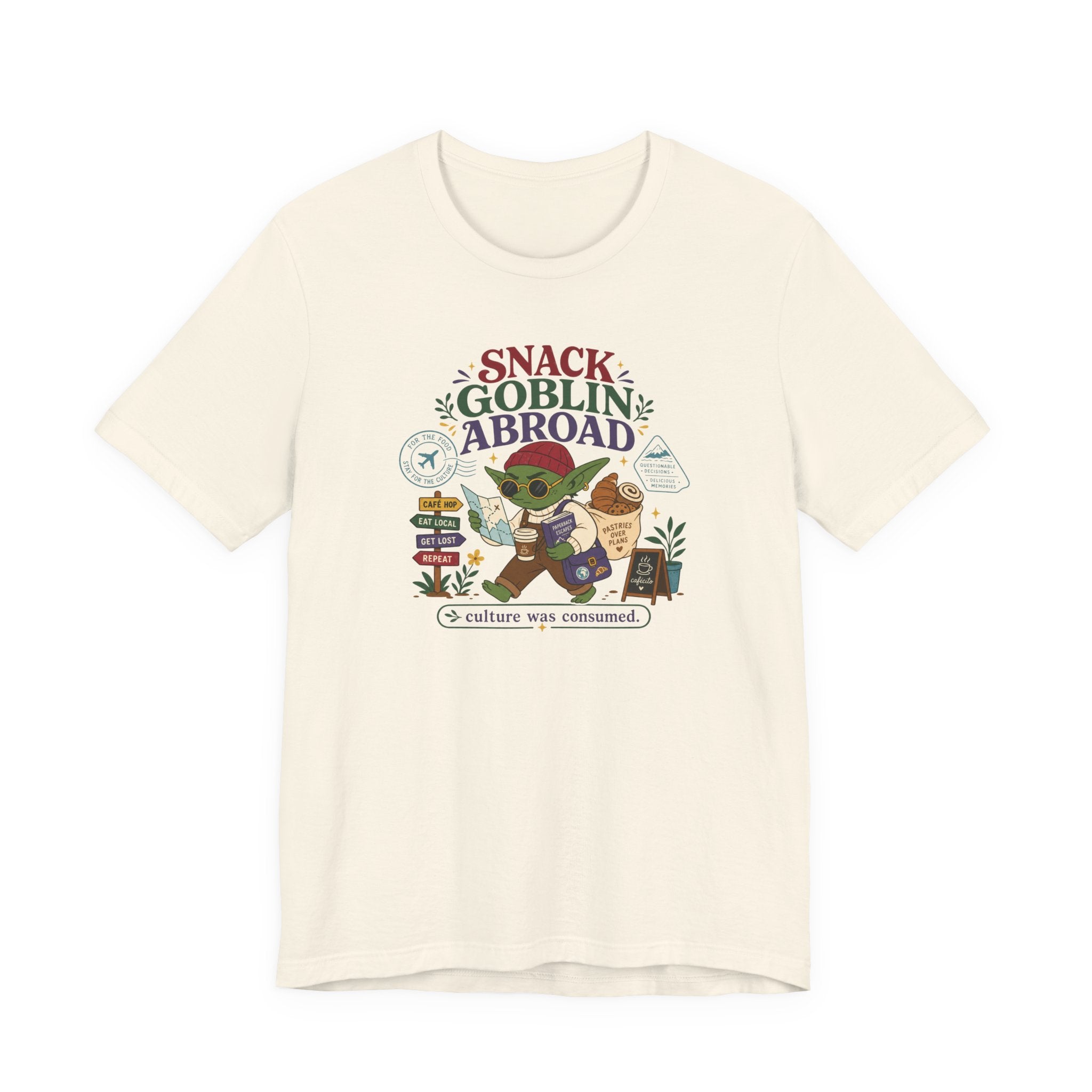 "Snack Goblin Abroad" T-Shirt