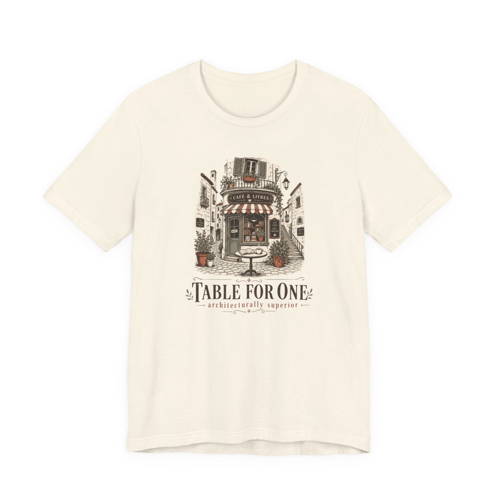 "Table For One" Café T-Shirt