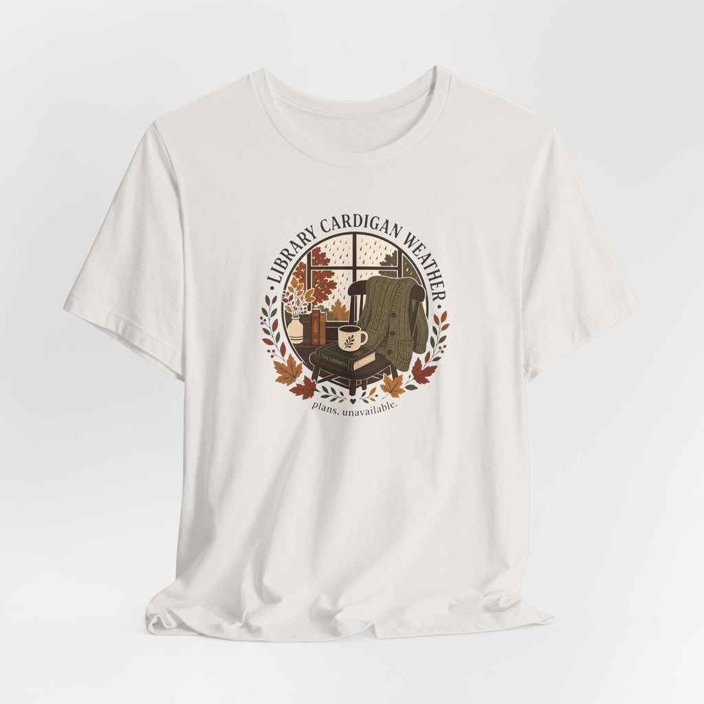 "Library Cardigan" T-Shirt