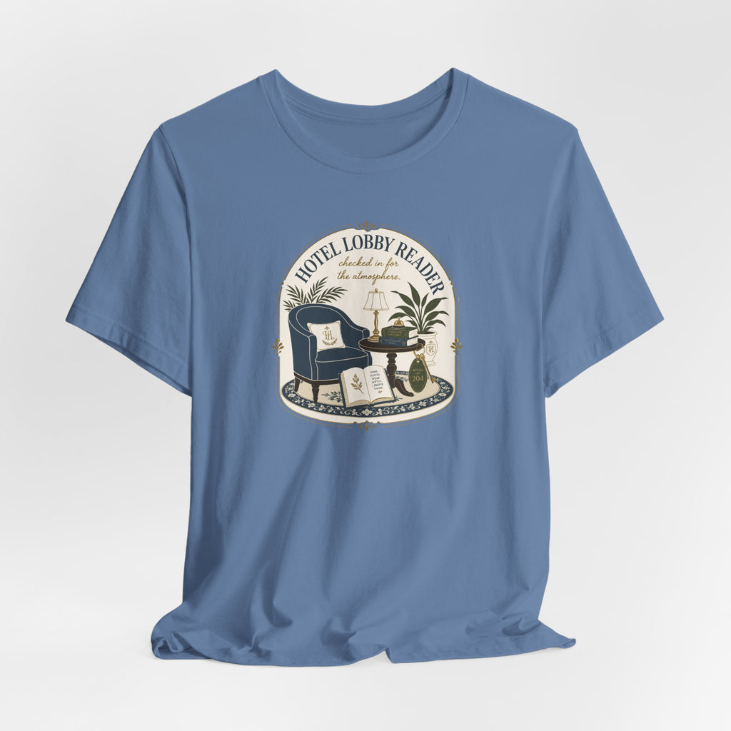 "Hotel Lobby Reader" T-Shirt
